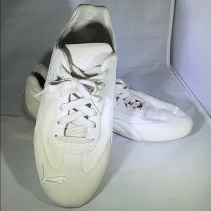 Classic Puma Speedcat Women's Size 9 Off-White/Cream Suede Sneaker